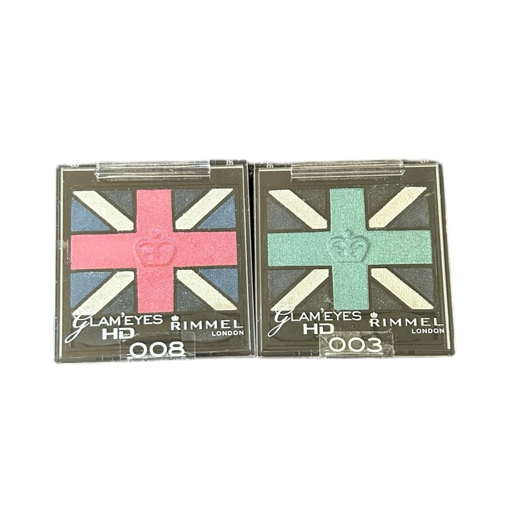 SALE Rimmel London Glam’Eyes HD Quad Shadow Royal Blue/True Union Jack Discont’d